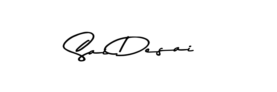 Create a beautiful signature design for name Sai Desai. With this signature (Asem Kandis PERSONAL USE) fonts, you can make a handwritten signature for free. Sai Desai signature style 9 images and pictures png
