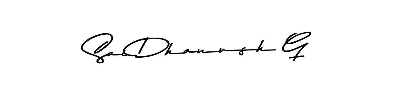 Similarly Asem Kandis PERSONAL USE is the best handwritten signature design. Signature creator online .You can use it as an online autograph creator for name Sai Dhanush G. Sai Dhanush G signature style 9 images and pictures png