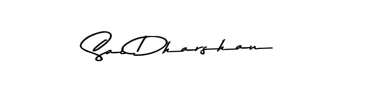 Make a beautiful signature design for name Sai Dharshan. With this signature (Asem Kandis PERSONAL USE) style, you can create a handwritten signature for free. Sai Dharshan signature style 9 images and pictures png