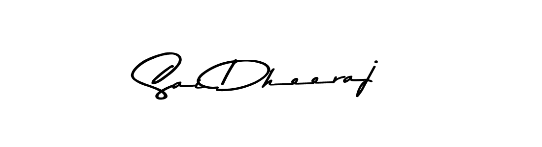 Use a signature maker to create a handwritten signature online. With this signature software, you can design (Asem Kandis PERSONAL USE) your own signature for name Sai Dheeraj. Sai Dheeraj signature style 9 images and pictures png