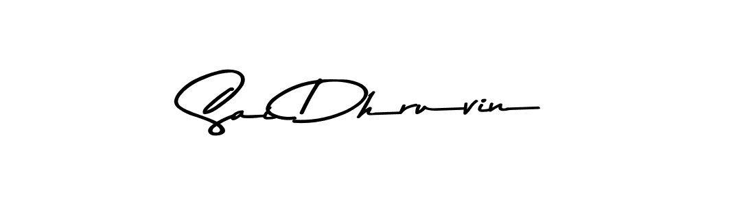 Use a signature maker to create a handwritten signature online. With this signature software, you can design (Asem Kandis PERSONAL USE) your own signature for name Sai Dhruvin. Sai Dhruvin signature style 9 images and pictures png