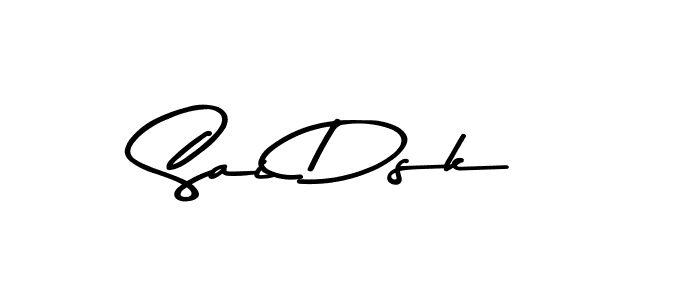 Use a signature maker to create a handwritten signature online. With this signature software, you can design (Asem Kandis PERSONAL USE) your own signature for name Sai Dsk. Sai Dsk signature style 9 images and pictures png