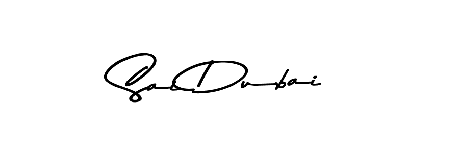 Use a signature maker to create a handwritten signature online. With this signature software, you can design (Asem Kandis PERSONAL USE) your own signature for name Sai Dubai. Sai Dubai signature style 9 images and pictures png