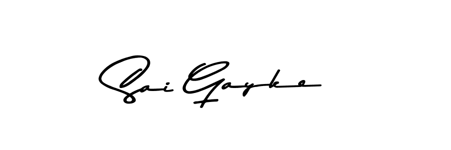 The best way (Asem Kandis PERSONAL USE) to make a short signature is to pick only two or three words in your name. The name Sai Gayke include a total of six letters. For converting this name. Sai Gayke signature style 9 images and pictures png