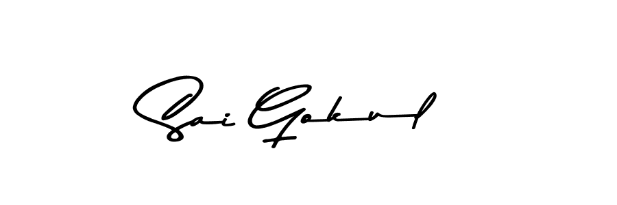 How to make Sai Gokul signature? Asem Kandis PERSONAL USE is a professional autograph style. Create handwritten signature for Sai Gokul name. Sai Gokul signature style 9 images and pictures png