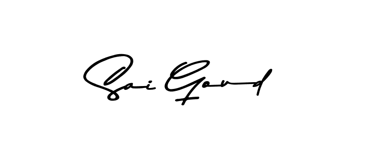 Use a signature maker to create a handwritten signature online. With this signature software, you can design (Asem Kandis PERSONAL USE) your own signature for name Sai Goud. Sai Goud signature style 9 images and pictures png