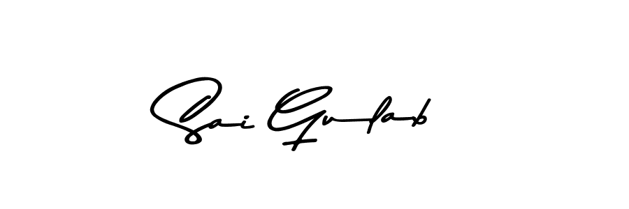 Make a beautiful signature design for name Sai Gulab. Use this online signature maker to create a handwritten signature for free. Sai Gulab signature style 9 images and pictures png