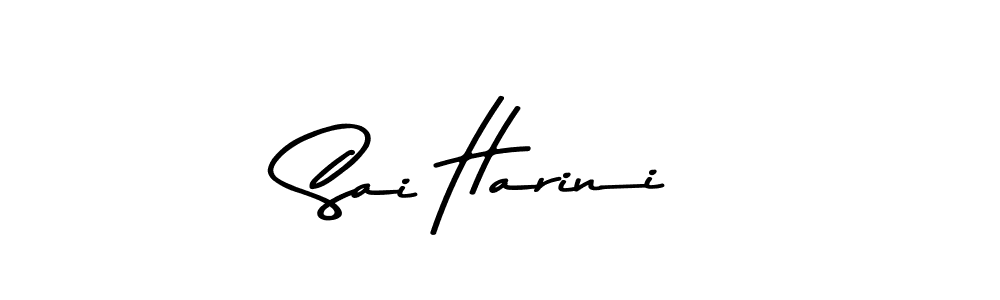 Sai Harini stylish signature style. Best Handwritten Sign (Asem Kandis PERSONAL USE) for my name. Handwritten Signature Collection Ideas for my name Sai Harini. Sai Harini signature style 9 images and pictures png