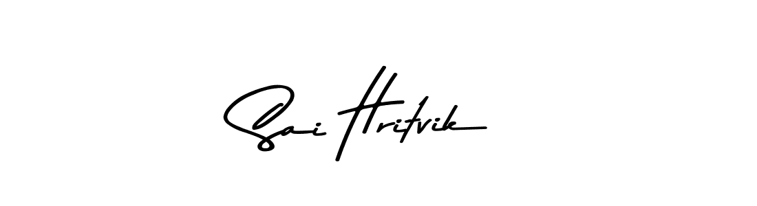 Sai Hritvik stylish signature style. Best Handwritten Sign (Asem Kandis PERSONAL USE) for my name. Handwritten Signature Collection Ideas for my name Sai Hritvik. Sai Hritvik signature style 9 images and pictures png