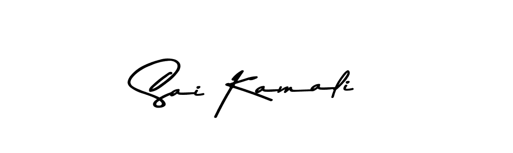 This is the best signature style for the Sai Kamali name. Also you like these signature font (Asem Kandis PERSONAL USE). Mix name signature. Sai Kamali signature style 9 images and pictures png