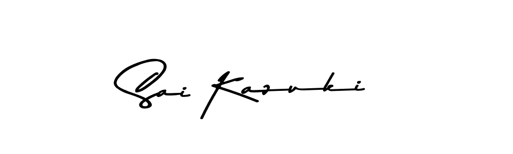 Design your own signature with our free online signature maker. With this signature software, you can create a handwritten (Asem Kandis PERSONAL USE) signature for name Sai Kazuki. Sai Kazuki signature style 9 images and pictures png