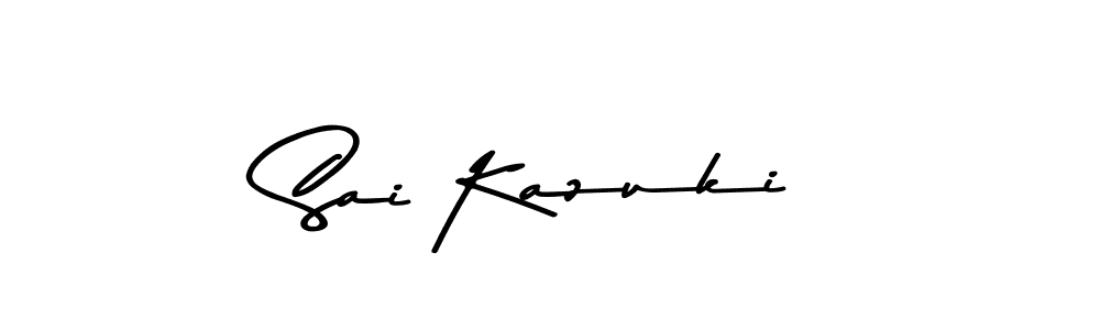 Create a beautiful signature design for name Sai Kazuki. With this signature (Asem Kandis PERSONAL USE) fonts, you can make a handwritten signature for free. Sai Kazuki signature style 9 images and pictures png