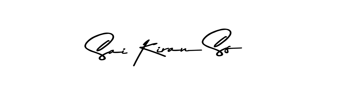 This is the best signature style for the Sai Kiran Ss name. Also you like these signature font (Asem Kandis PERSONAL USE). Mix name signature. Sai Kiran Ss signature style 9 images and pictures png