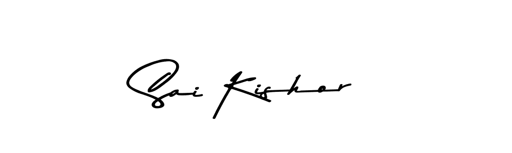 You should practise on your own different ways (Asem Kandis PERSONAL USE) to write your name (Sai Kishor) in signature. don't let someone else do it for you. Sai Kishor signature style 9 images and pictures png