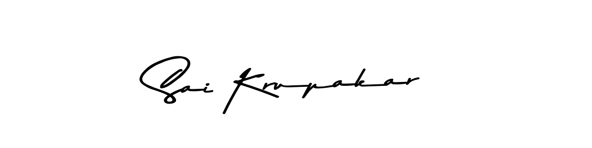 Use a signature maker to create a handwritten signature online. With this signature software, you can design (Asem Kandis PERSONAL USE) your own signature for name Sai Krupakar. Sai Krupakar signature style 9 images and pictures png