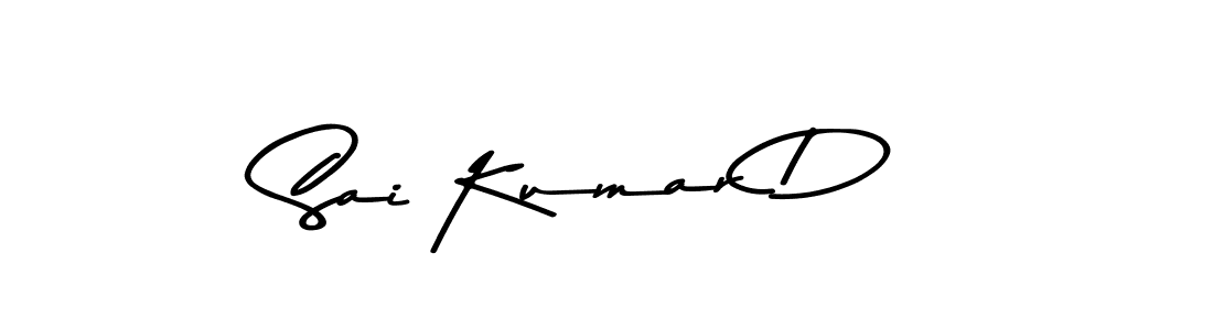 Use a signature maker to create a handwritten signature online. With this signature software, you can design (Asem Kandis PERSONAL USE) your own signature for name Sai Kumar D. Sai Kumar D signature style 9 images and pictures png