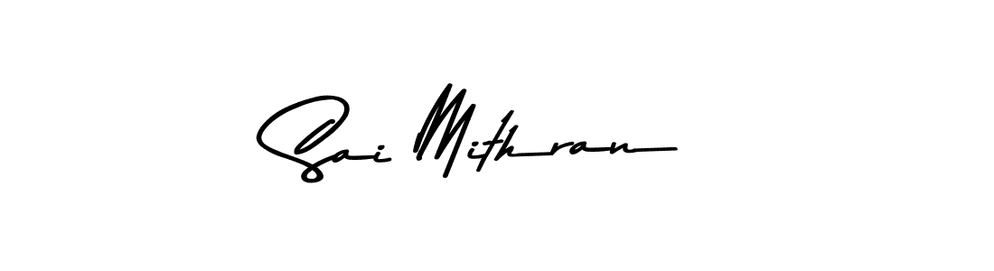 Create a beautiful signature design for name Sai Mithran. With this signature (Asem Kandis PERSONAL USE) fonts, you can make a handwritten signature for free. Sai Mithran signature style 9 images and pictures png