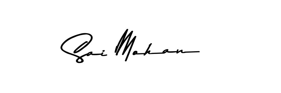 Create a beautiful signature design for name Sai Mohan. With this signature (Asem Kandis PERSONAL USE) fonts, you can make a handwritten signature for free. Sai Mohan signature style 9 images and pictures png