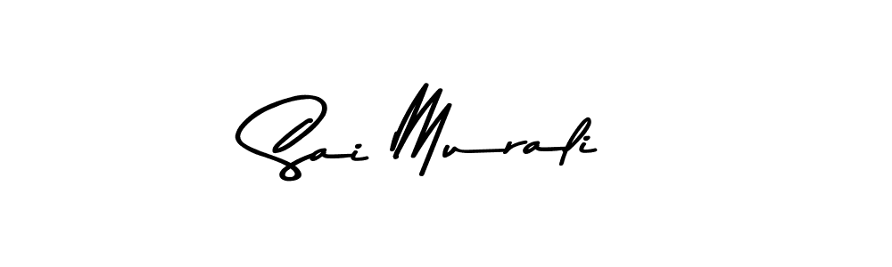 Use a signature maker to create a handwritten signature online. With this signature software, you can design (Asem Kandis PERSONAL USE) your own signature for name Sai Murali. Sai Murali signature style 9 images and pictures png