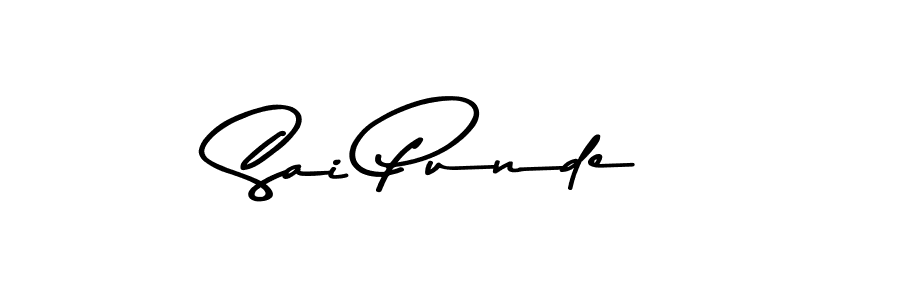 Make a beautiful signature design for name Sai Punde. With this signature (Asem Kandis PERSONAL USE) style, you can create a handwritten signature for free. Sai Punde signature style 9 images and pictures png