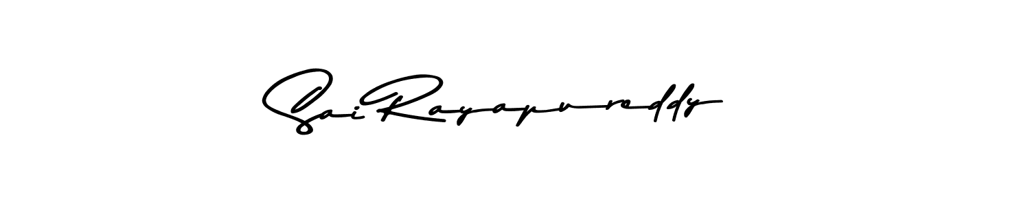 How to make Sai Rayapureddy signature? Asem Kandis PERSONAL USE is a professional autograph style. Create handwritten signature for Sai Rayapureddy name. Sai Rayapureddy signature style 9 images and pictures png