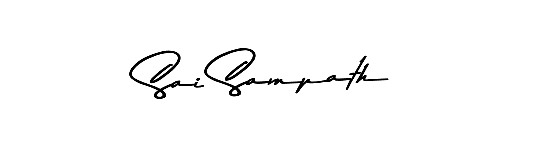 Sai Sampath stylish signature style. Best Handwritten Sign (Asem Kandis PERSONAL USE) for my name. Handwritten Signature Collection Ideas for my name Sai Sampath. Sai Sampath signature style 9 images and pictures png