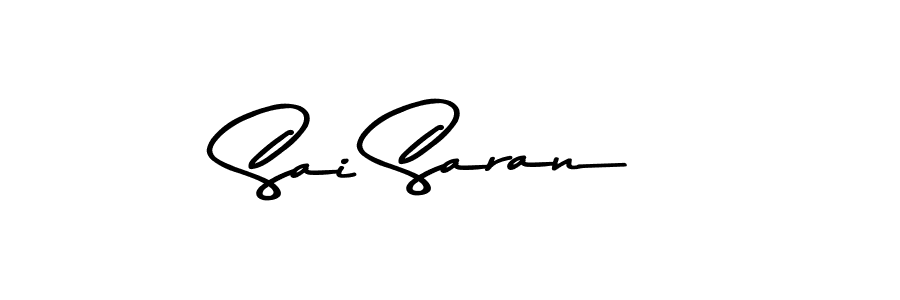 Sai Saran stylish signature style. Best Handwritten Sign (Asem Kandis PERSONAL USE) for my name. Handwritten Signature Collection Ideas for my name Sai Saran. Sai Saran signature style 9 images and pictures png