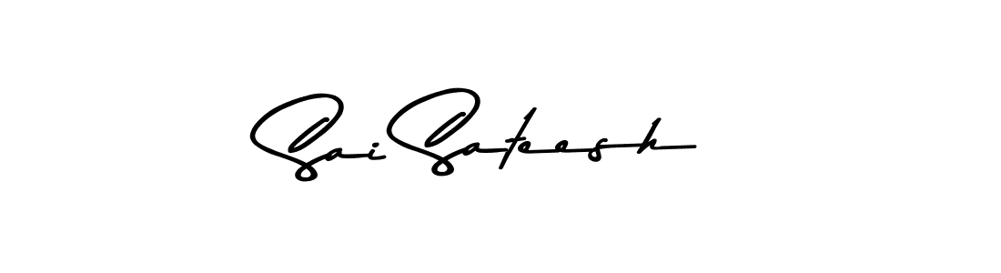 It looks lik you need a new signature style for name Sai Sateesh. Design unique handwritten (Asem Kandis PERSONAL USE) signature with our free signature maker in just a few clicks. Sai Sateesh signature style 9 images and pictures png