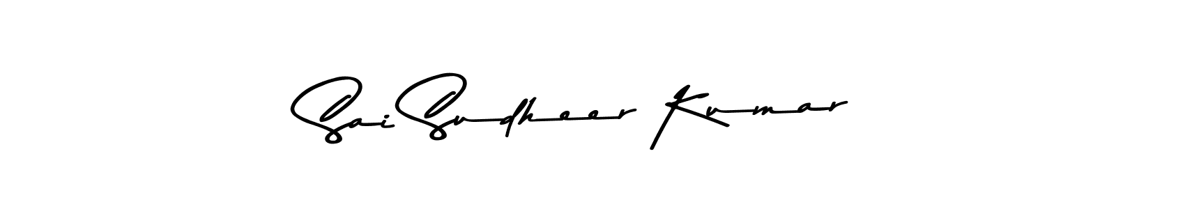 Make a beautiful signature design for name Sai Sudheer Kumar. With this signature (Asem Kandis PERSONAL USE) style, you can create a handwritten signature for free. Sai Sudheer Kumar signature style 9 images and pictures png