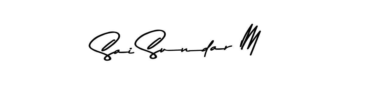 Also You can easily find your signature by using the search form. We will create Sai Sundar M name handwritten signature images for you free of cost using Asem Kandis PERSONAL USE sign style. Sai Sundar M signature style 9 images and pictures png