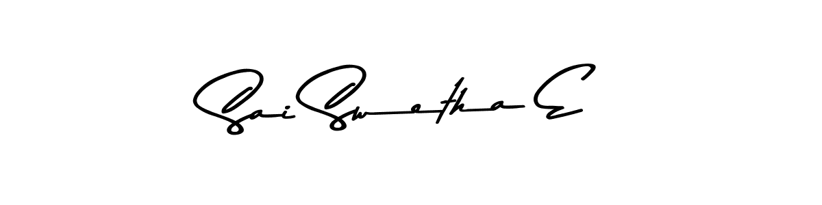 See photos of Sai Swetha E official signature by Spectra . Check more albums & portfolios. Read reviews & check more about Asem Kandis PERSONAL USE font. Sai Swetha E signature style 9 images and pictures png