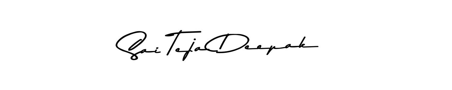 Make a beautiful signature design for name Sai Teja Deepak. With this signature (Asem Kandis PERSONAL USE) style, you can create a handwritten signature for free. Sai Teja Deepak signature style 9 images and pictures png