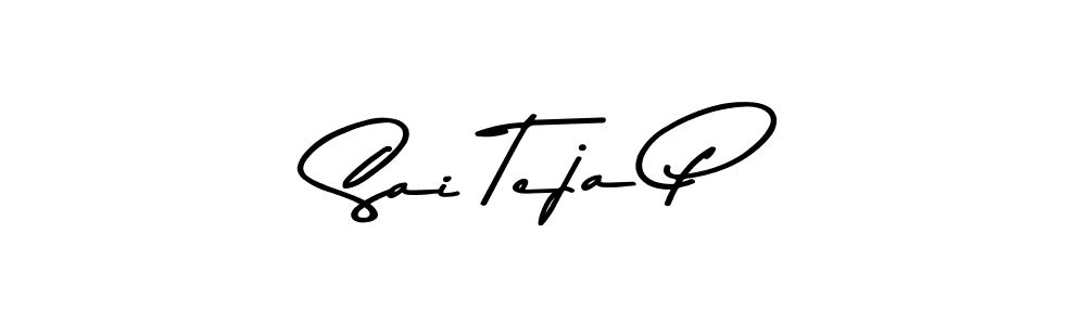 The best way (Asem Kandis PERSONAL USE) to make a short signature is to pick only two or three words in your name. The name Sai Teja P include a total of six letters. For converting this name. Sai Teja P signature style 9 images and pictures png