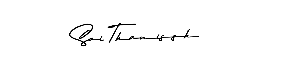 You can use this online signature creator to create a handwritten signature for the name Sai Thanissh. This is the best online autograph maker. Sai Thanissh signature style 9 images and pictures png