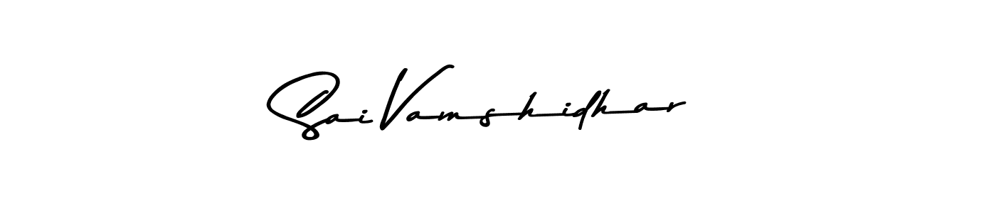 Sai Vamshidhar stylish signature style. Best Handwritten Sign (Asem Kandis PERSONAL USE) for my name. Handwritten Signature Collection Ideas for my name Sai Vamshidhar. Sai Vamshidhar signature style 9 images and pictures png