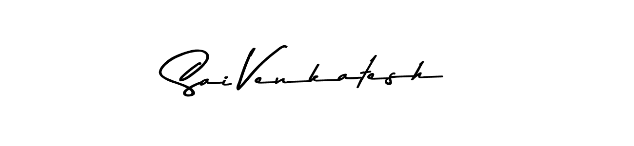 Use a signature maker to create a handwritten signature online. With this signature software, you can design (Asem Kandis PERSONAL USE) your own signature for name Sai Venkatesh. Sai Venkatesh signature style 9 images and pictures png