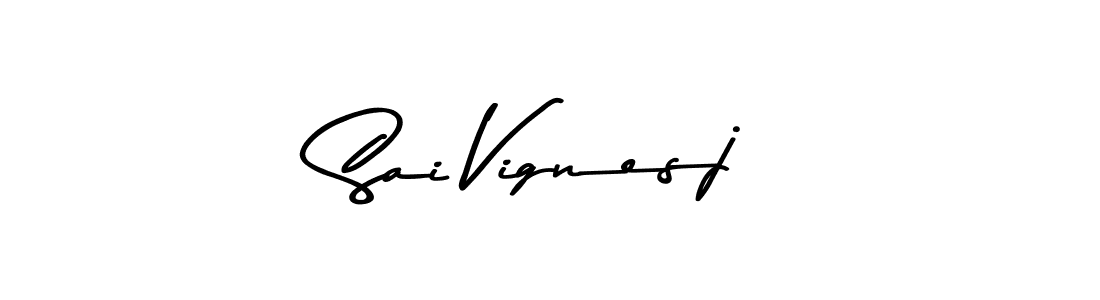 It looks lik you need a new signature style for name Sai Vignesj. Design unique handwritten (Asem Kandis PERSONAL USE) signature with our free signature maker in just a few clicks. Sai Vignesj signature style 9 images and pictures png