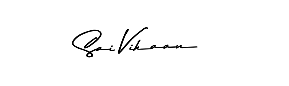 Make a beautiful signature design for name Sai Vihaan. With this signature (Asem Kandis PERSONAL USE) style, you can create a handwritten signature for free. Sai Vihaan signature style 9 images and pictures png