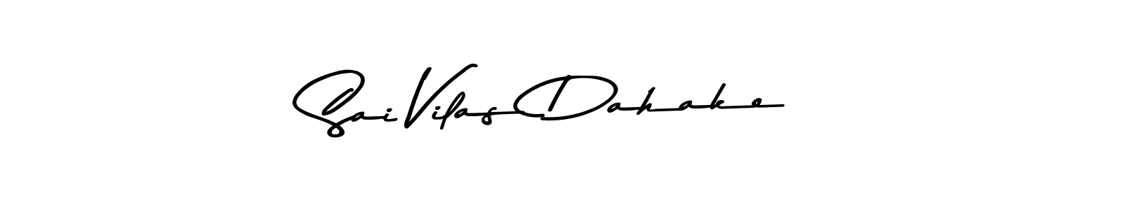Use a signature maker to create a handwritten signature online. With this signature software, you can design (Asem Kandis PERSONAL USE) your own signature for name Sai Vilas Dahake. Sai Vilas Dahake signature style 9 images and pictures png