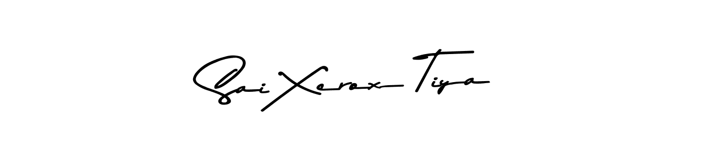 Also we have Sai Xerox Tiya name is the best signature style. Create professional handwritten signature collection using Asem Kandis PERSONAL USE autograph style. Sai Xerox Tiya signature style 9 images and pictures png