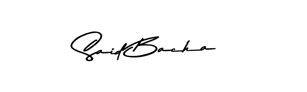 You should practise on your own different ways (Asem Kandis PERSONAL USE) to write your name (Said Bacha) in signature. don't let someone else do it for you. Said Bacha signature style 9 images and pictures png