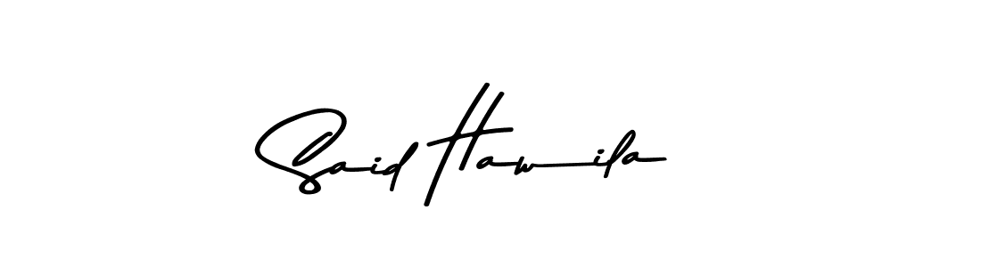 How to make Said Hawila signature? Asem Kandis PERSONAL USE is a professional autograph style. Create handwritten signature for Said Hawila name. Said Hawila signature style 9 images and pictures png