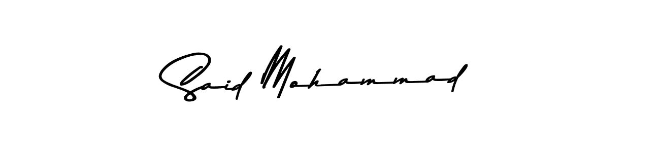 Make a beautiful signature design for name Said Mohammad. Use this online signature maker to create a handwritten signature for free. Said Mohammad signature style 9 images and pictures png