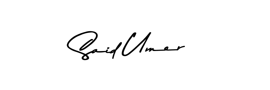 You can use this online signature creator to create a handwritten signature for the name Said Umer. This is the best online autograph maker. Said Umer signature style 9 images and pictures png
