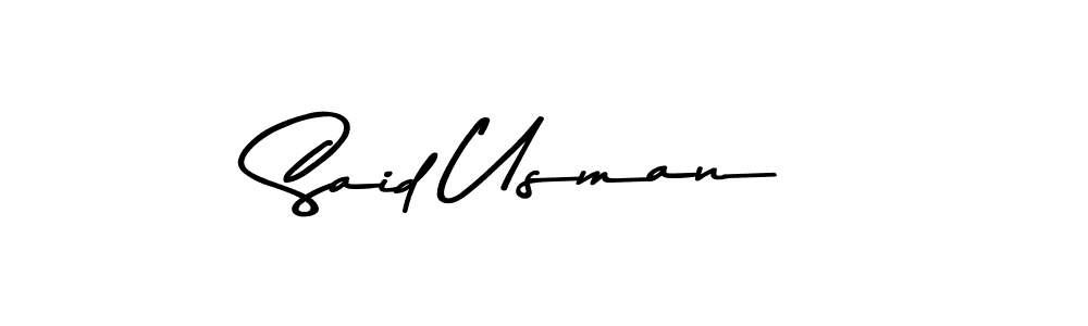 You can use this online signature creator to create a handwritten signature for the name Said Usman. This is the best online autograph maker. Said Usman signature style 9 images and pictures png