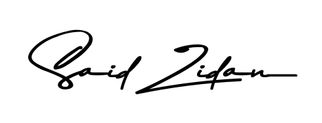 Make a beautiful signature design for name Said Zidan. With this signature (Asem Kandis PERSONAL USE) style, you can create a handwritten signature for free. Said Zidan signature style 9 images and pictures png