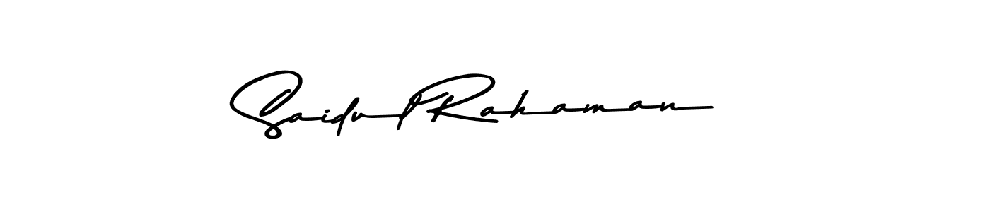 How to make Saidul Rahaman signature? Asem Kandis PERSONAL USE is a professional autograph style. Create handwritten signature for Saidul Rahaman name. Saidul Rahaman signature style 9 images and pictures png