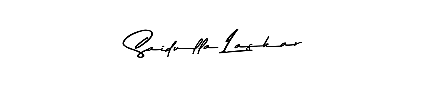 You should practise on your own different ways (Asem Kandis PERSONAL USE) to write your name (Saidulla Laskar) in signature. don't let someone else do it for you. Saidulla Laskar signature style 9 images and pictures png