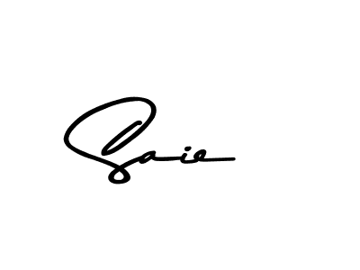 Make a beautiful signature design for name Saie. Use this online signature maker to create a handwritten signature for free. Saie signature style 9 images and pictures png