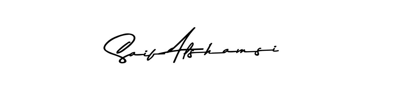 Create a beautiful signature design for name Saif Alshamsi. With this signature (Asem Kandis PERSONAL USE) fonts, you can make a handwritten signature for free. Saif Alshamsi signature style 9 images and pictures png